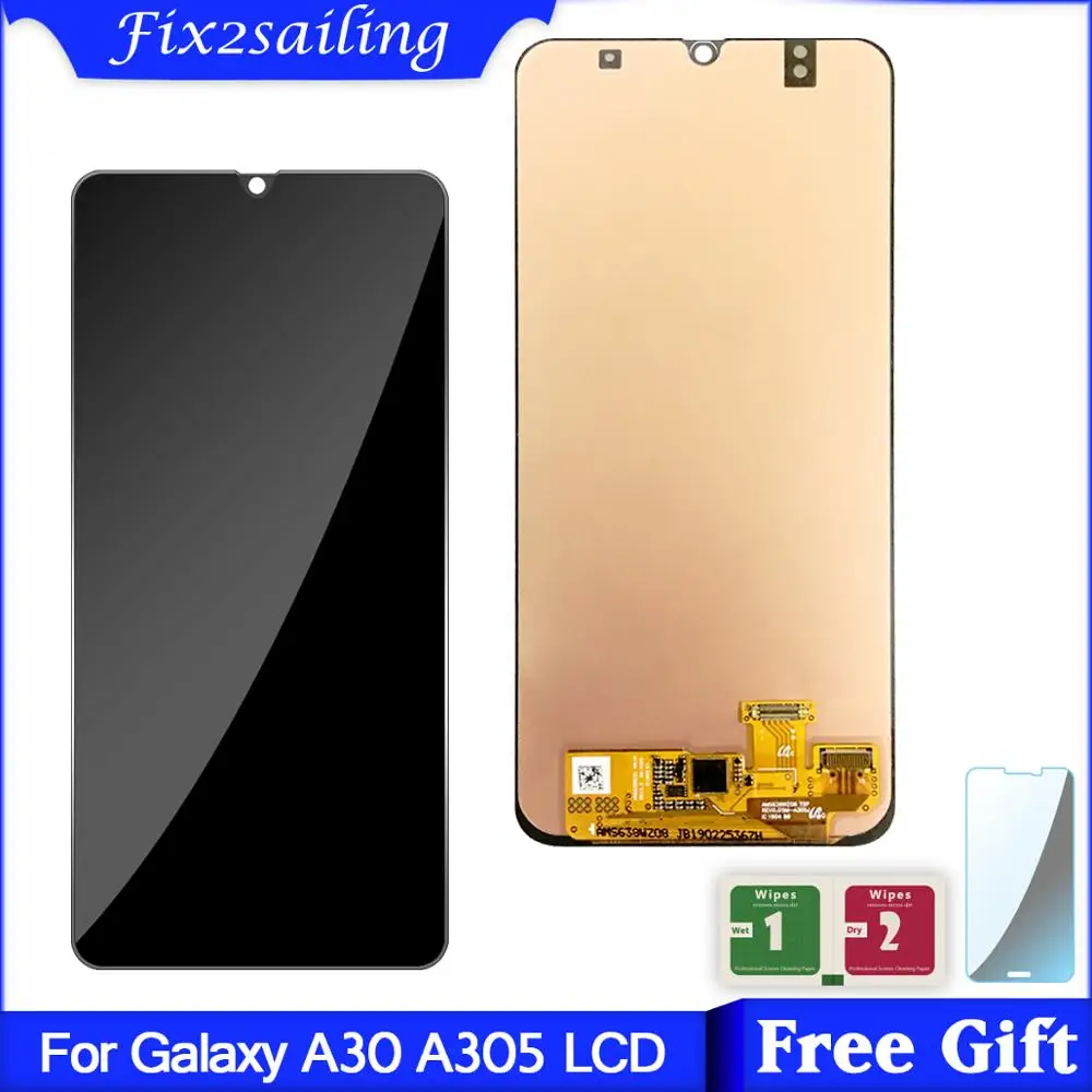 Дигитайзер сенсорного экрана в сборе для Samsung galaxy A30 A305/DS A305F A305FD A305A|Экраны