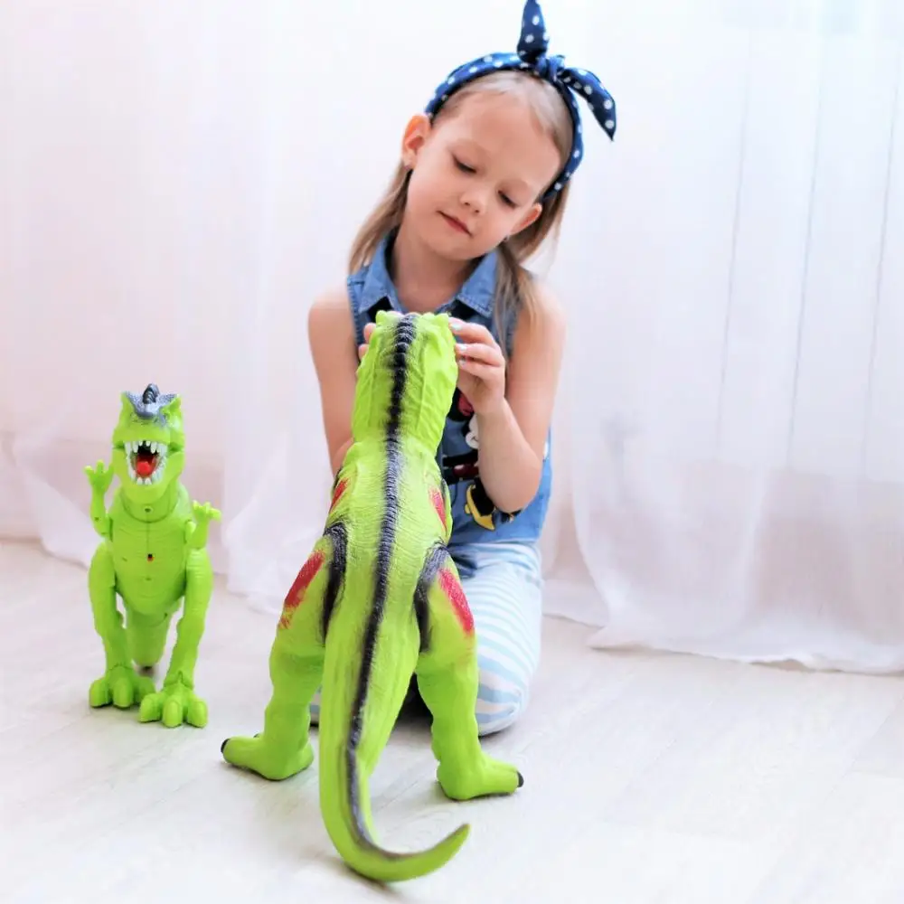 Большие игрушечные Модели Динозавров Юрского парка для детей звуковая игрушка