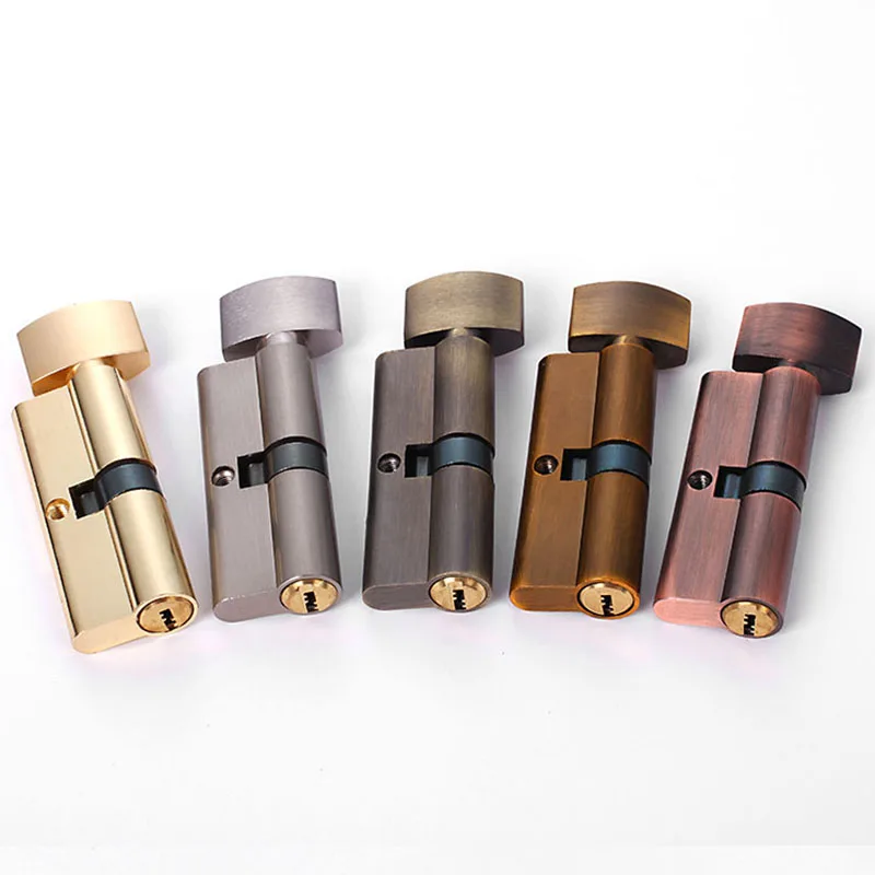 Размер 70 мм цилиндрическая дверная фурнитура замки безопасности латунный