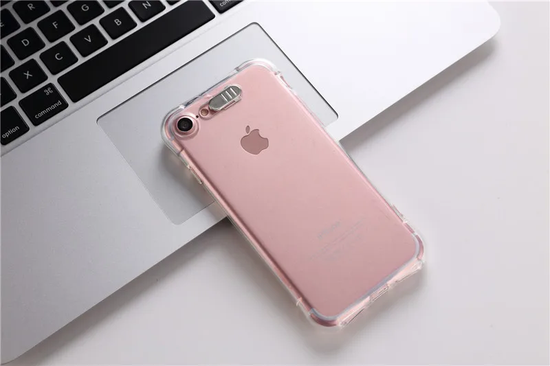 Задняя крышка Capa для apple iphone X XS XR XS max 5 5S SE 6 6S 7 8 plus 11 Coque Мягкий ТПУ Красочный Светодиодный светильник-Вспышка чехол для телефона