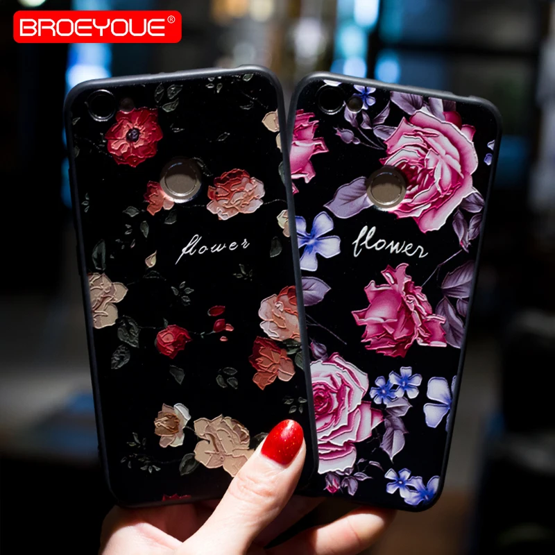 Чехол BROEYOUE для Xiaomi Redmi Примечание 5A 5 Pro 4 4X 3D рельефные цветочные чехлы телефонов 4A