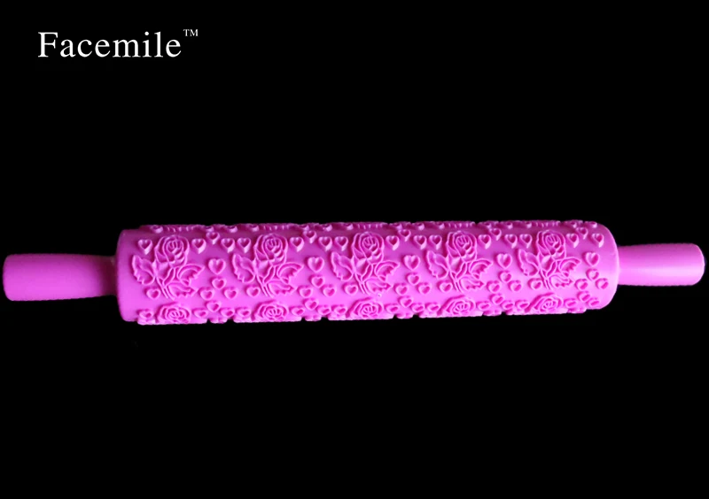 Пастический антипригарный кухонный штифт для выбивания тортов роликовый