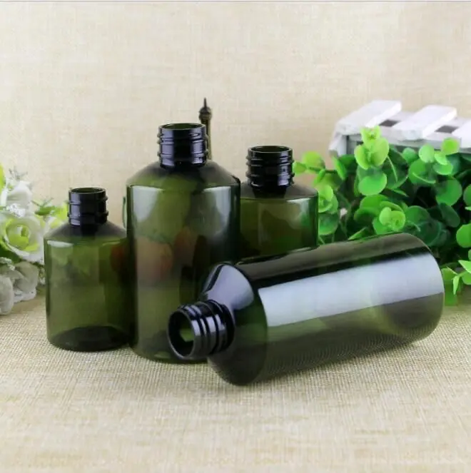 30PCS Free Shipping 50ML 100ML 150ML 200ML Green Lucency Plastic Spray Empty Perfume Bottle Toner Product Cosmetic Containers | Красота и