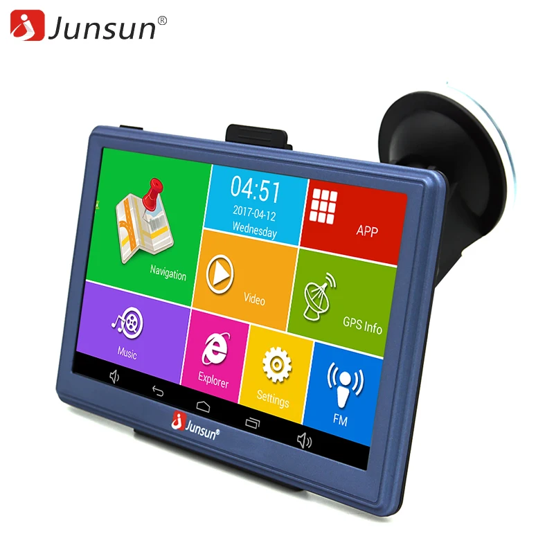 7 дюймов автомобильный GPS навигации android bluetooth wi fi россия навител / карта европы
