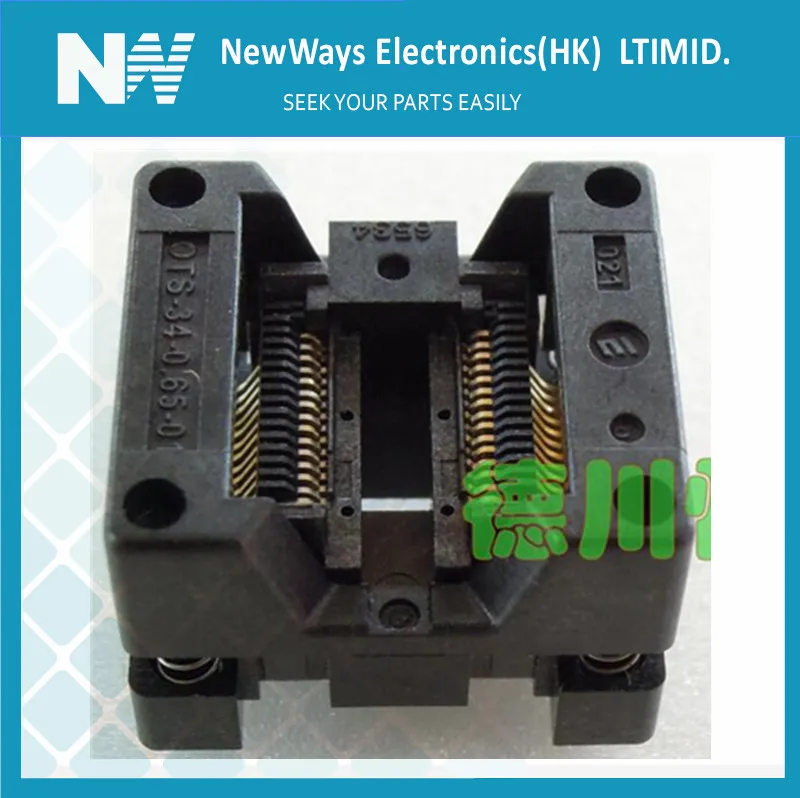 Переходник для тестового блока Ic Socket Ssop30 к Dip30 Cnv Ssop 34 0 65 адаптер программатора|socket
