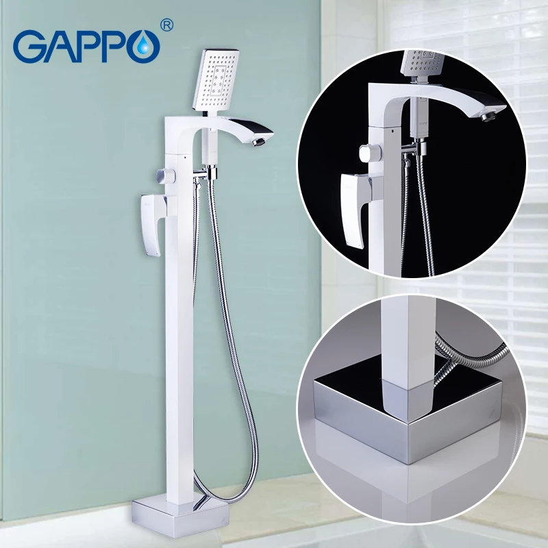 Смесители для ванны GAPPO латунный кран Водопад ванной комнаты напольный стоячий
