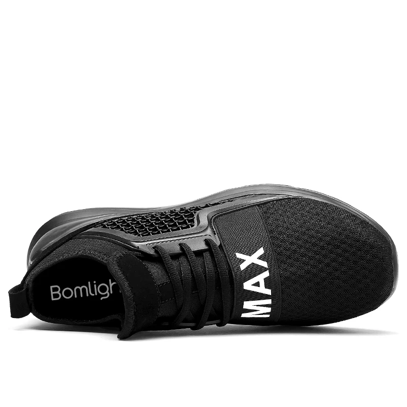 Bomlight Breathable Air Mesh Outdoor Footwear Shoes Men 2018 Spring Autumn Sneakers Walking Chaussure Homme Size 39-48 |