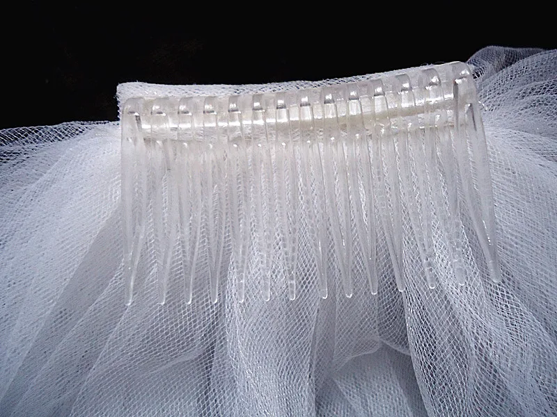 

110cm Long Four 4 Layers ! 2019 Wholesale Flower Hot Sale ! Bridal Veil Wedding Veils BRIDAL ACCESORIES Flower VEIL OV9993