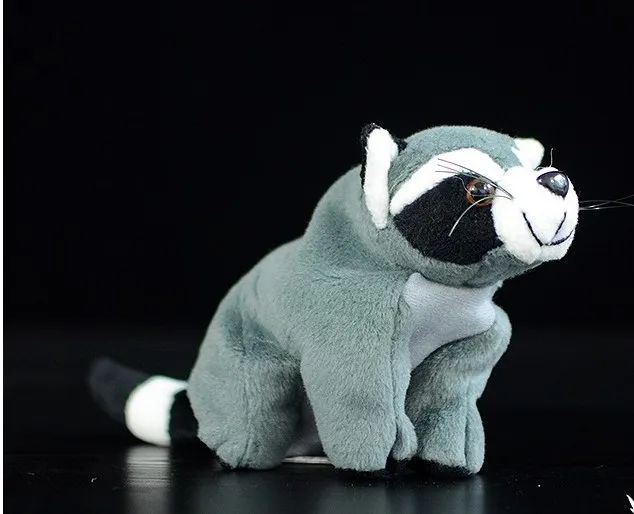 

Free shipping super cute Sand bag little raccoon doll simulation animal plush toy