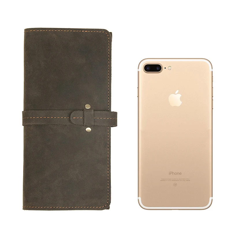 Leather Wallets Pocket Long Coin Purse Men Clutch Business Male Wallet | Багаж и сумки