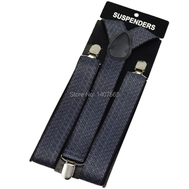 Большие мужские подтяжки 3 5 см для женщин в горошек черные клипсы Y-образные