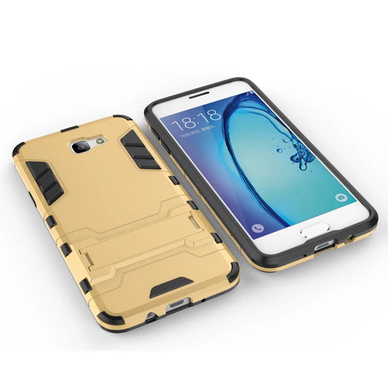 Прочный защитный чехол Rosefy для Samsung Galaxy J2 J3 J5 J7 Prime противоударный с кронштейном |