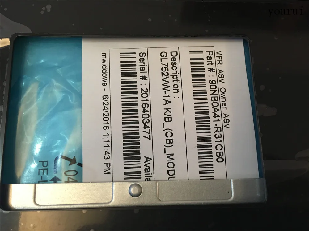 Yourui для ASUS GL752 GL752VL GL752VW GL752VWM C оболочки с клавиатурой
