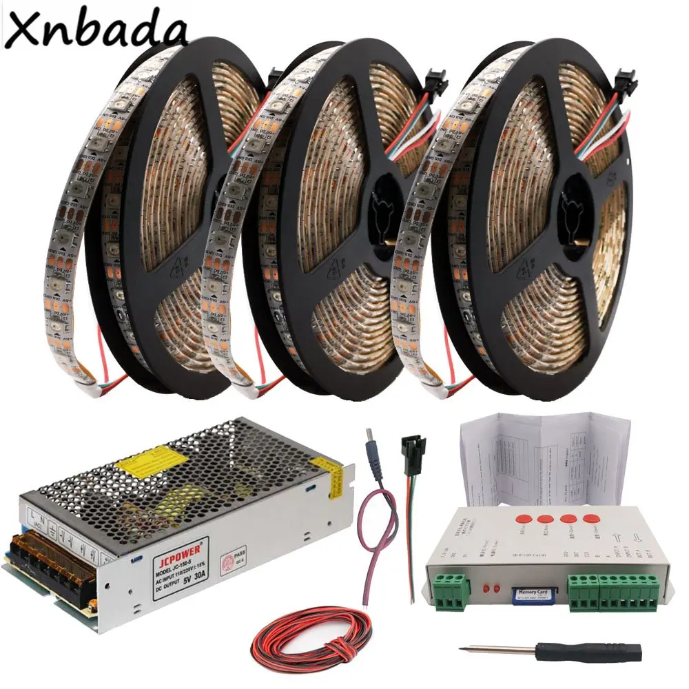 Светодиодная лента WS2812B WS2812 RGB осветительная полоса светодиодная для SD карты