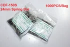 Оптовая Продажа 1000 шт.пакет 24 мм CDF-150S пружинный стержень для ремонта часов и замены ремешка для часов