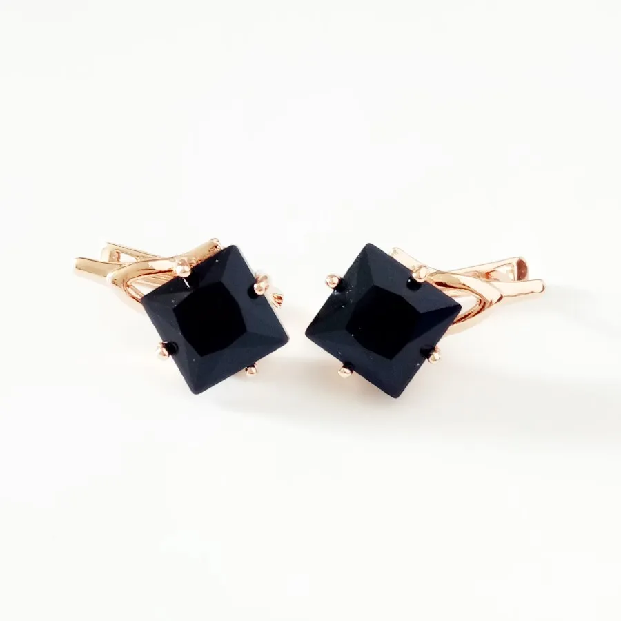 Серьги корейские серьги 585 золотого цвета новые модные ювелирные украшения для