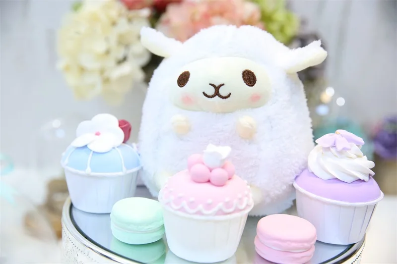 20 см 3 цвета kawaii Плюшевые игрушки Овцы мягкие животные детские игрушки маленький кулон Творческий День Святого Валентина Рождественские подарки