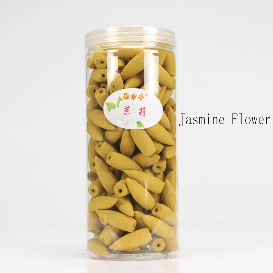 Jasmine Flower Горелка для благовоний с горячим обратным потоком, домашний декор, фарфоровый держатель для благовоний, керамическая горелка для благовоний с обратным потоком, курильница, декор для комнаты, подарок - Цвет: Jasmine Flower