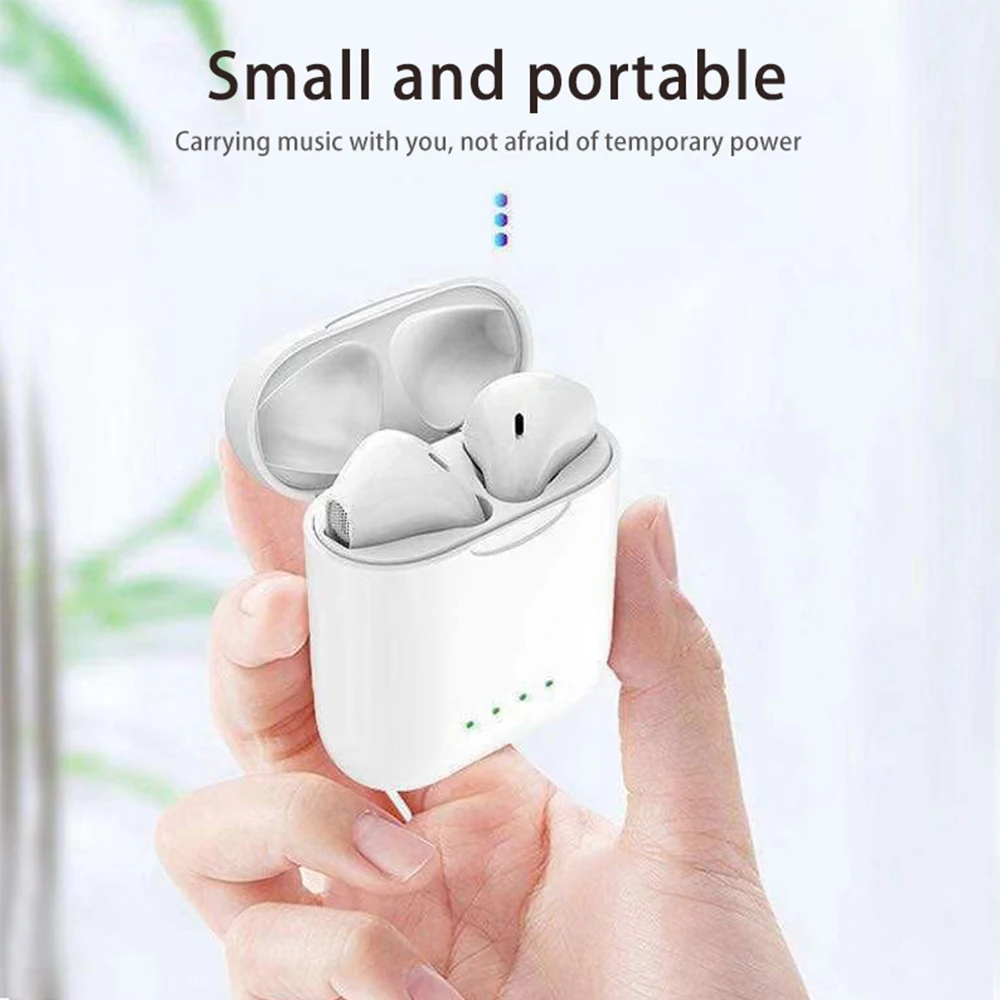 I88 TWS Новые красочные мини hifi звук Bluetooth Беспроводные наушники с зарядным чехлом pk