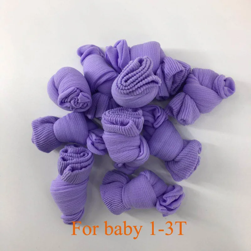 10 pairs-purple Летние детские носки милые Карамельный цвет новорожденных; сезон осень-зима, комплект тонких нескользящих дышащего полиэстера детские носки «унисекс» ребенок малыш Sokken - Цвет: 10 pairs-purple