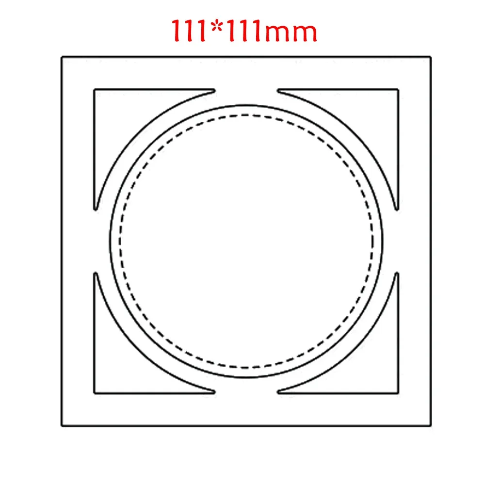 Трафареты для скрапбукинга с квадратными кругами фотоальбом декоративным