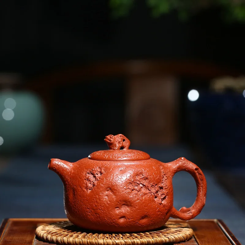 

Yixing purple clay pot genuine artisan raw mineral Zhuni for spring pot Kungfu teapot tea ware wholesale