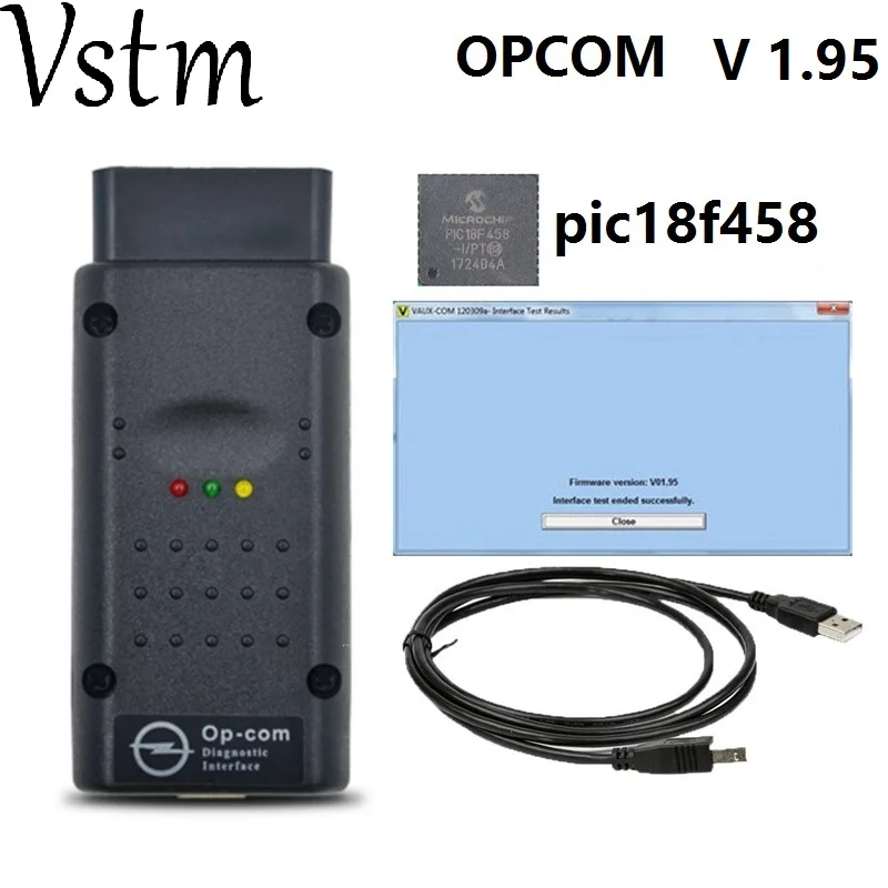 OP COM V 1 95 Профессиональный диагностический инструмент для Opel opcom OP-COM с PIC18F458
