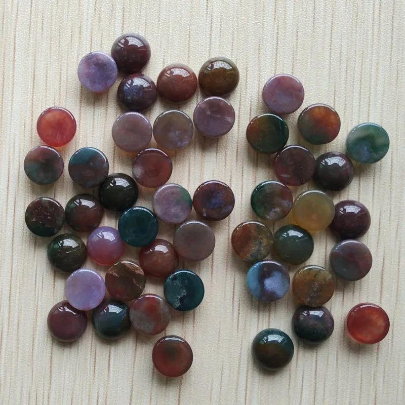 2018 модные высококачественные круглые кабошоны из натурального индийского