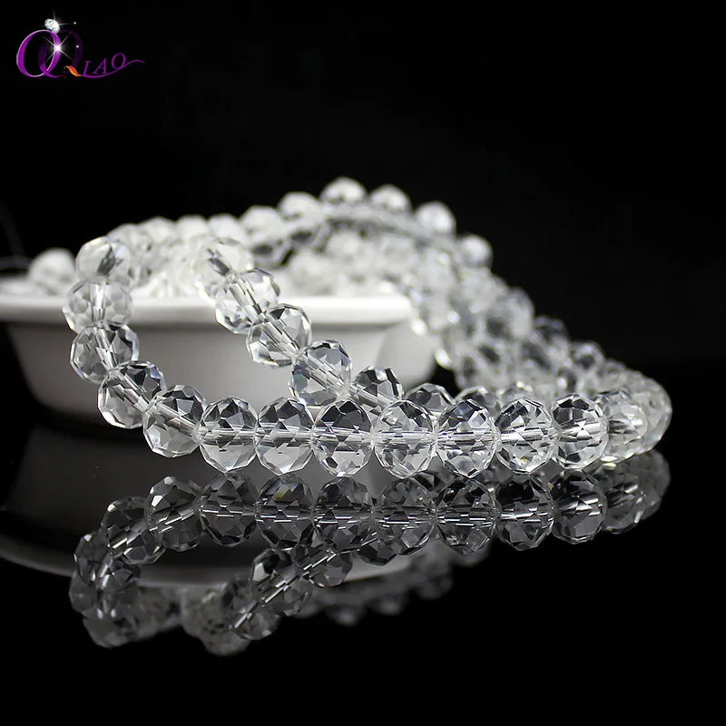 Круглые бусины с прозрачными кристаллами 4 мм 6 8 10 12 круглые стеклянные лунный