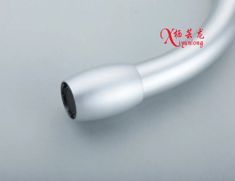 Manufacturers wholesale space aluminum kitchen faucet hot&ampcold vegetables basin sink Single hole water tap free shipping |