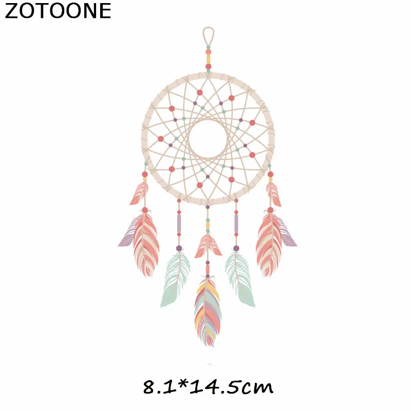 ZOTOONE милые Ловцы снов утюжок на передачу патч для одежды тепло на тепловых пластырей плавкие Наклейки Аппликации на одежду E
