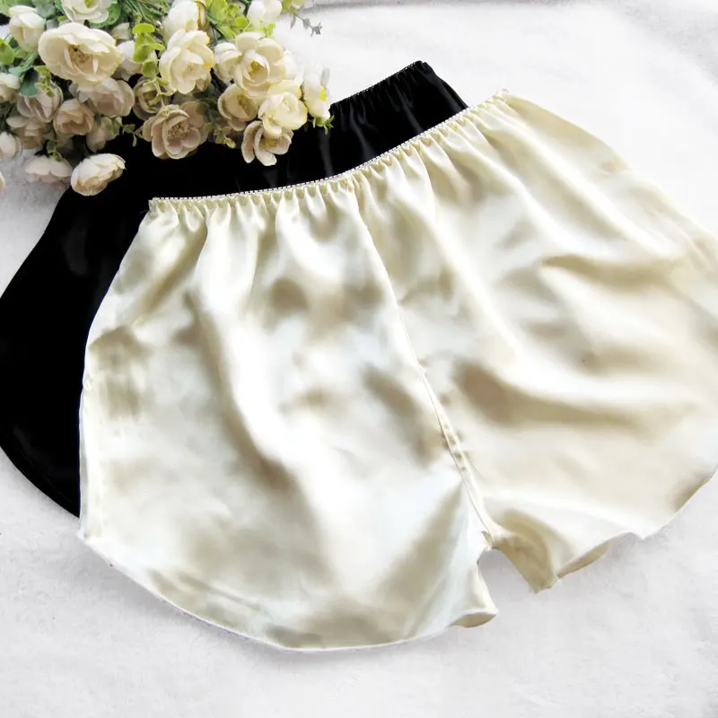 

Summer silk women's trunk shorts at home safety pants legging silk panties