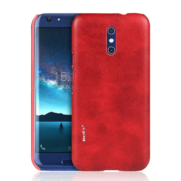 RED Роскошный чехол для телефона из искусственной кожи Для Doogee BL5000, Чехол Для Doogee BL5000, деловой чехол, кожаная задняя крышка - Цвет: RED