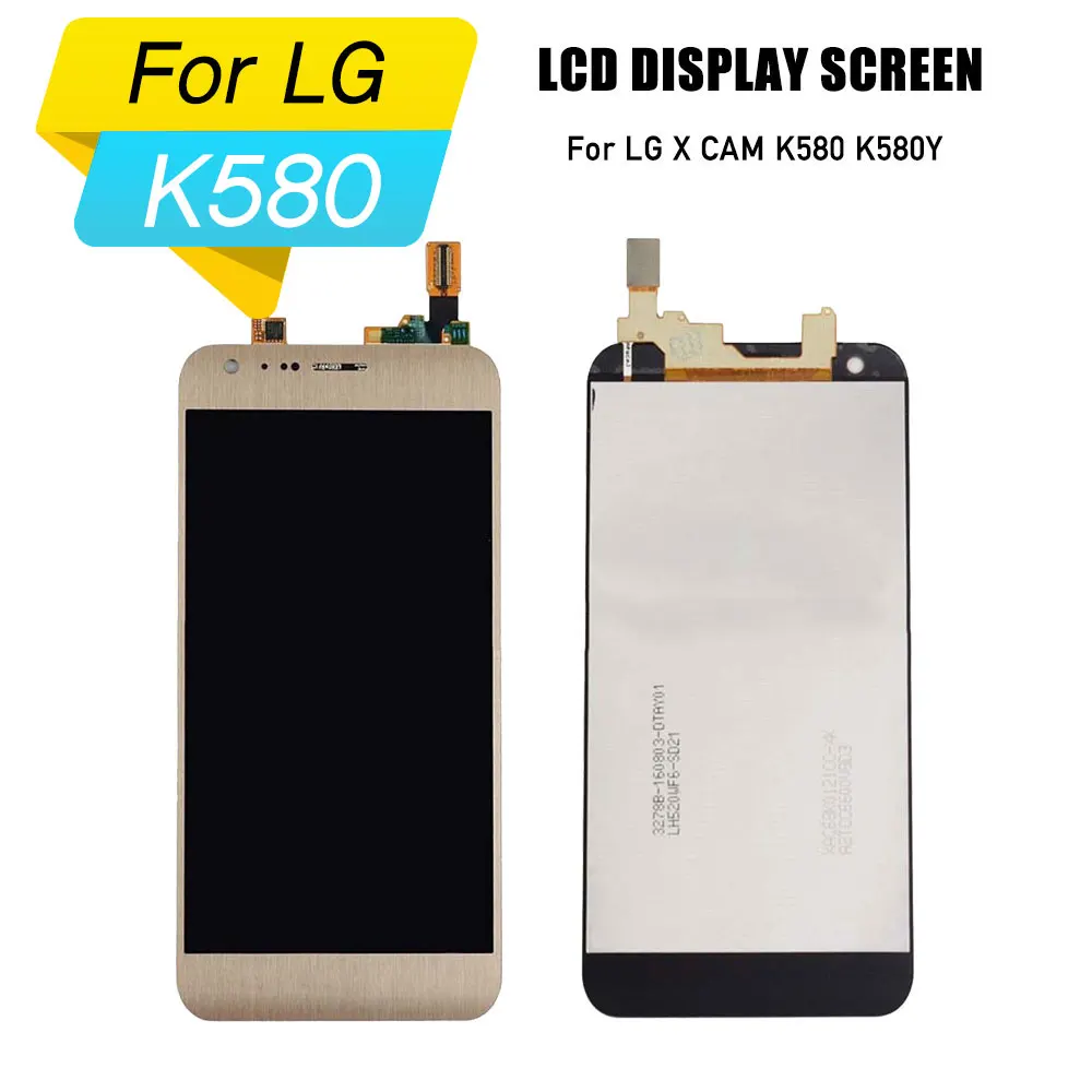Замена ЖК экрана для LG X CAM K580 K580Y дигитайзер сборка рамка сенсорного экрана|Экраны