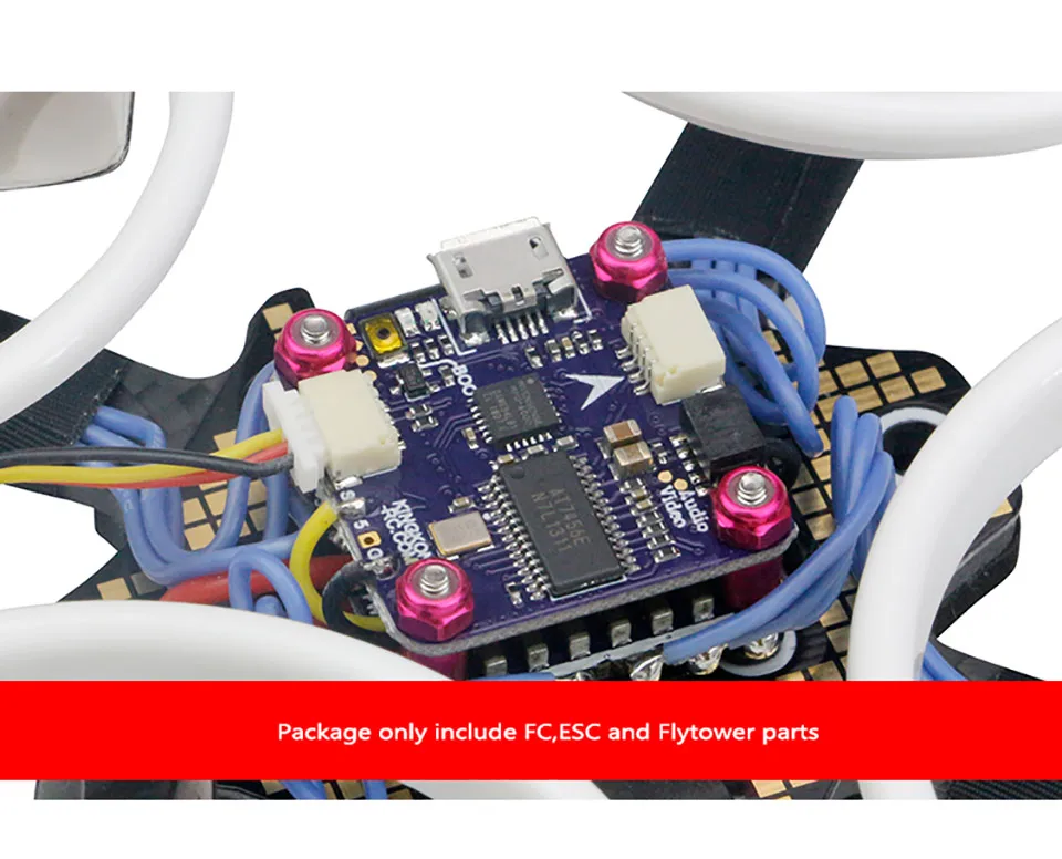 LDARC KK Flytower 20*20 V2 F3+ OSD FC 4в1 ESC 12A 20x20 мм для внутреннего бесщеточного FPV Racer Drone RC вертолет Квадрокоптер