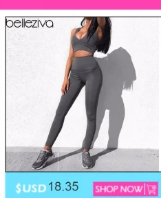 Belleziva, Женский комплект для йоги с цифровой печатью, одежда для занятий спортом для спортивного зала, одежда с длинным рукавом для бега, фитнеса, спортивные костюмы, спортивный костюм, спортивная одежда