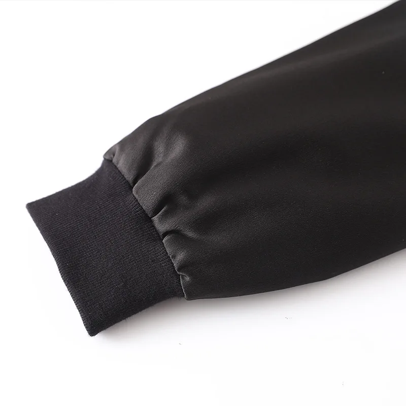 2018 женское платье дамы плюс размеры черный с длинным рукавом Ретро на весну и