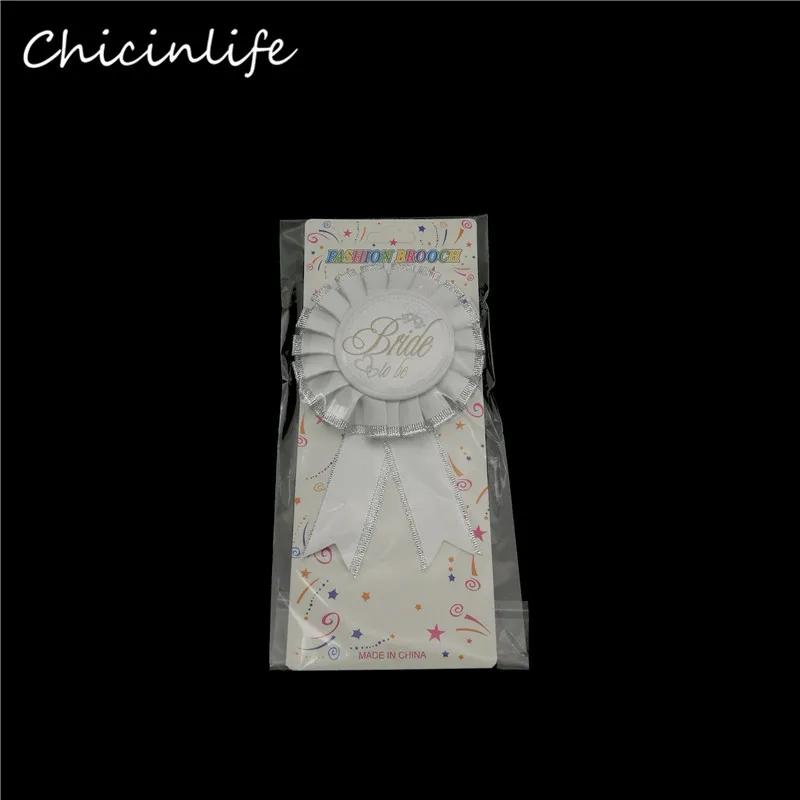 Chicinife 4 шт./партия, для невесты, чтобы быть ленточная подвязка, вуаль, значок, девичник, украшения для девичника, свадебный душ, свадебные украшения
