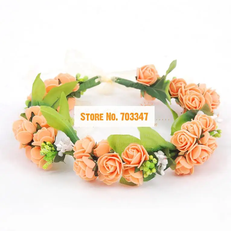 1 х Фея Волосы гирлянды корона цветок невесты ручной работы для девочек Для