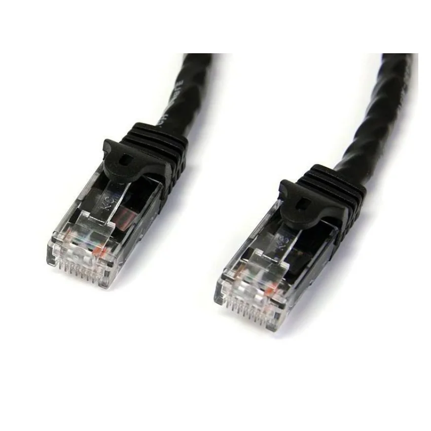 StarTech.com кабель де красный Ethernet планка грех энганчес Cat6 Gigabit 5 м-негр U/UTP (UTP) RJ-45 |