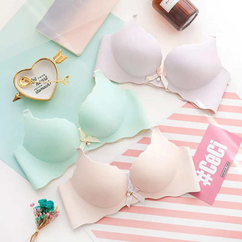 2017 женское нижнее белье сексуальное бюстгалтер пуш ап бесшовный без косточек