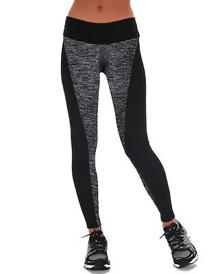 Женские Новые длинные леггинсы с высокой талией черные серые весна лето Тонкие