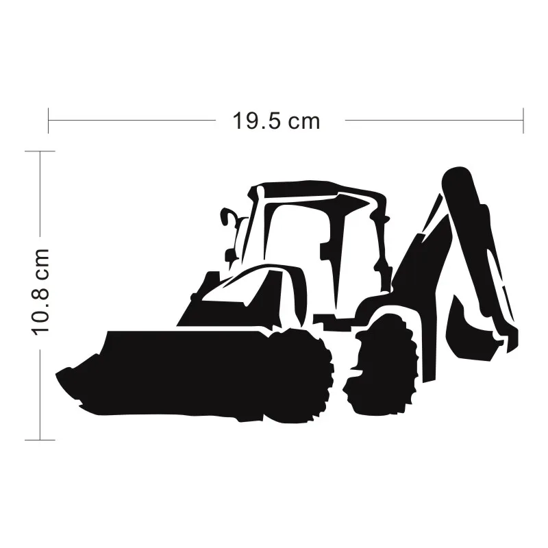 Cunymacos Jcb Digger модные декоративные наклейки виниловые автомобильные аксессуары