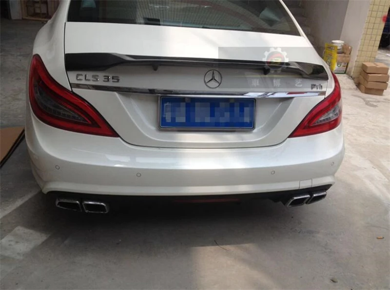 Спойлер из углеродного волокна для Mercedes Benz CLS Class W218 2012 2019 высококачественные