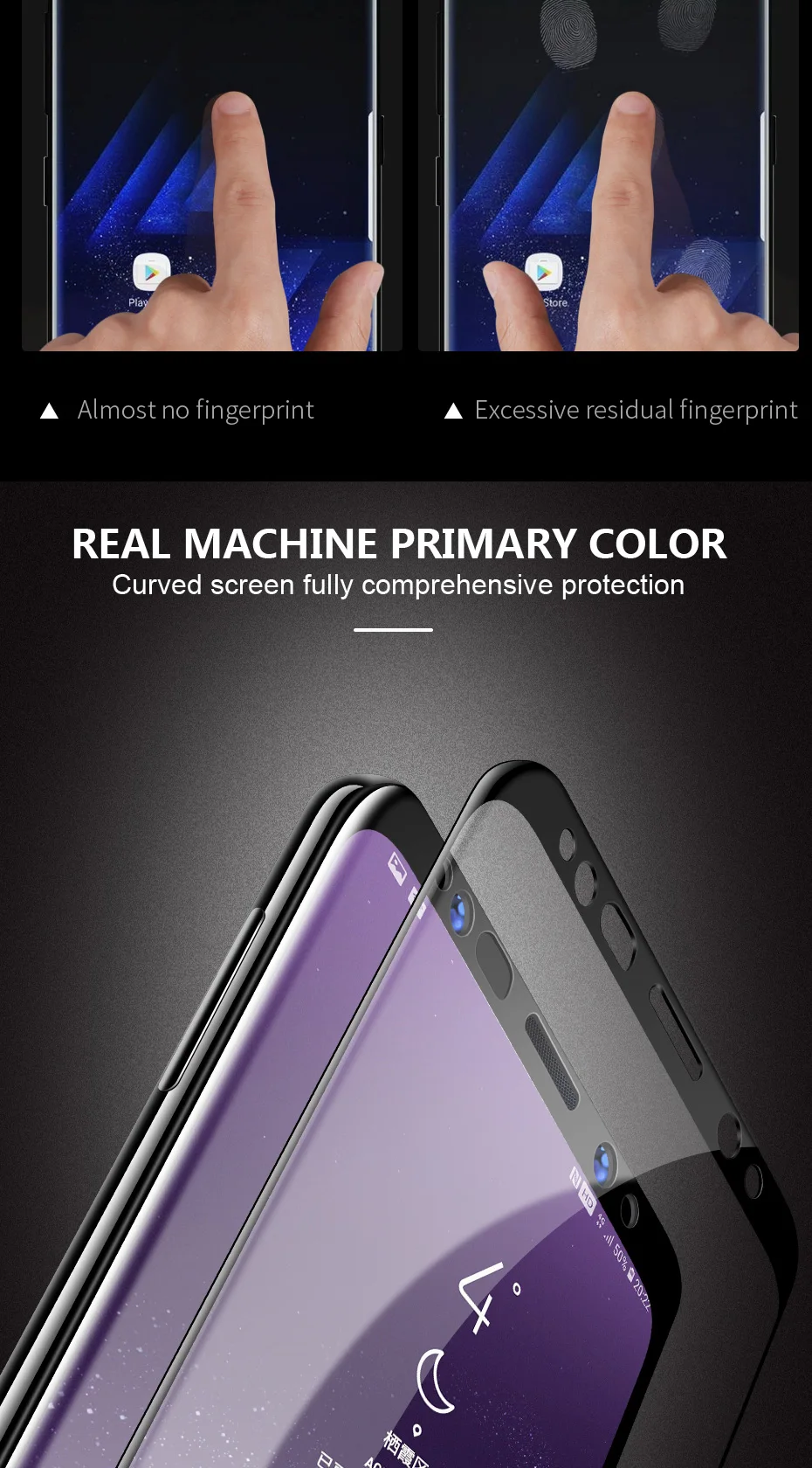 Vothoon 6D полная изогнутый Стекло для samsung Galaxy S9 S8 плюс Примечание 8 9 Экран протекторы для samsung S6 S7 края протектора Стекло