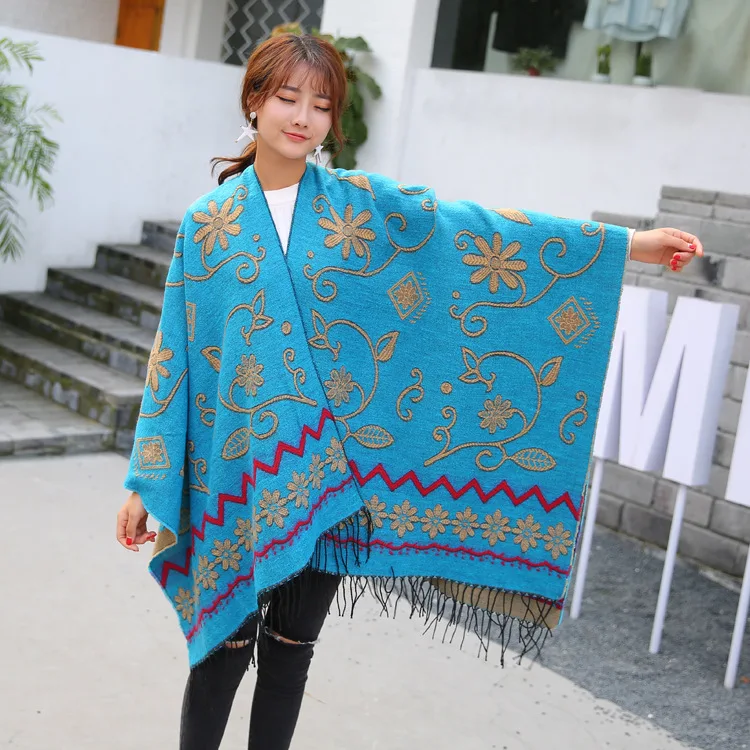 2021 Новый осень-зима женская верхняя одежда Свободный вязаный кашемировый шарф