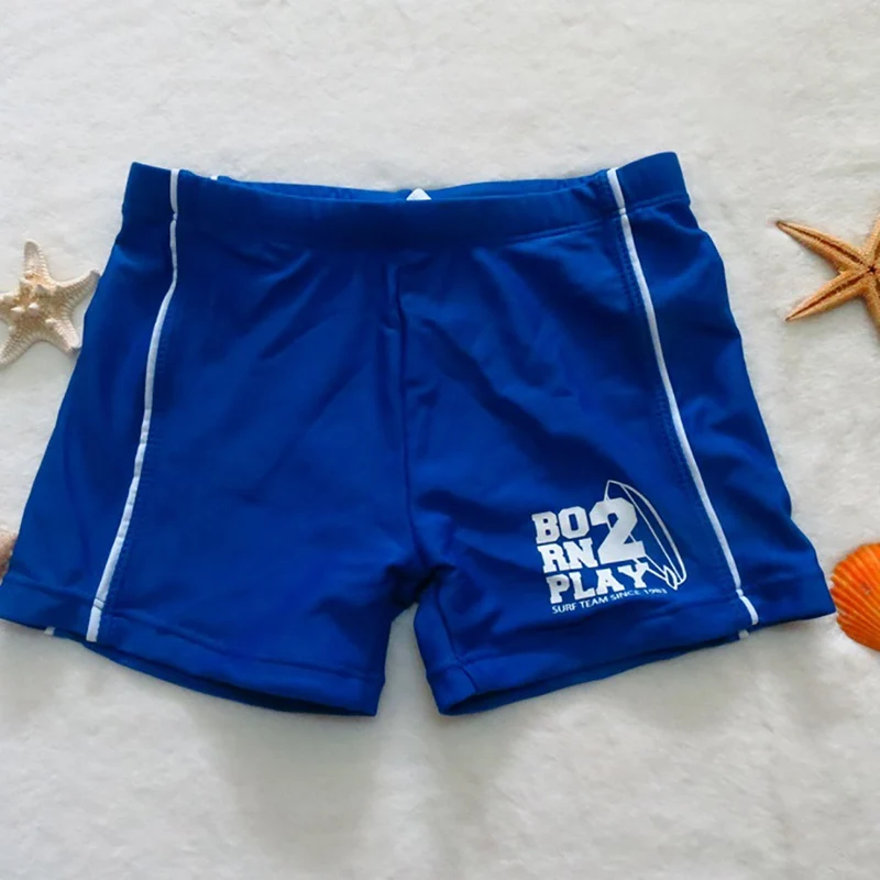 Swimming Trunks Boys Drawstring Printed Nylon Short Pants Swimwear Swimsuit Shorts Swimming Suit Bathing Suit Men\'s Sportswear