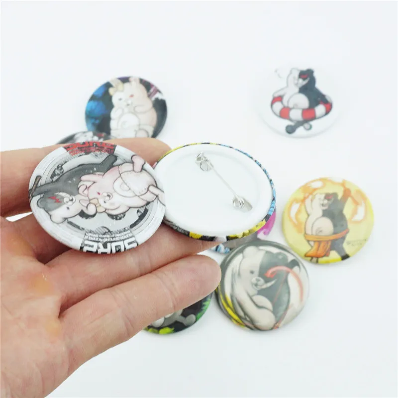 10 шт./компл. обувь для косплея; аниме Danganronpa monokuma значок брошь на груди орнамент из Костюмы Accessoies коллекция Косплэй подарок