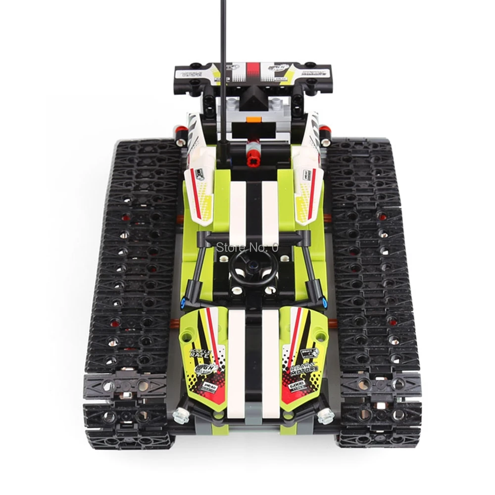 13023 410pcs technic машинка на дистанционном управлении rc гусеничная техника usb 42065 строительный блок кирпичи игрушка
