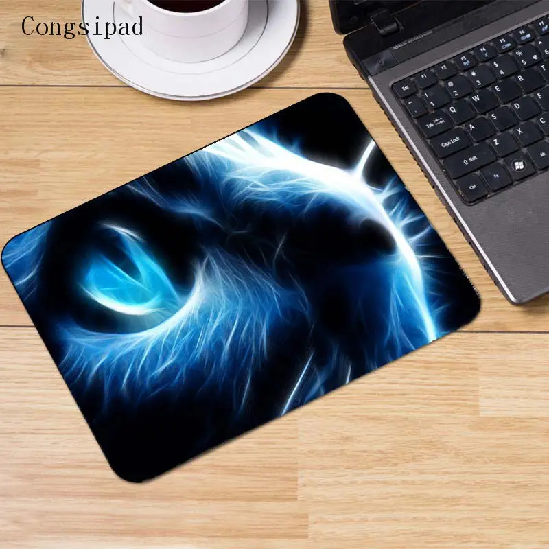25X29CM Congsipad кошачьи глаза контроль скорости коврик для мыши Коврик для мыши коврик для игр или офиса животных Стильный коврик для мыши игровой прямоугольник Коврик для мыши - Цвет: 25X29CM